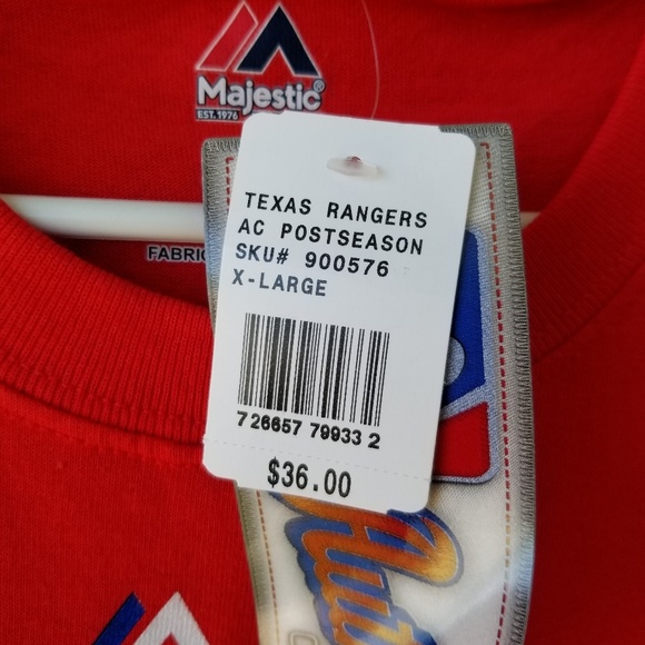 TX Rangers 2015 tee shirt XL NWT - Picture 3 of 4